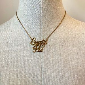 Betsey Johnson sweetie pie necklace